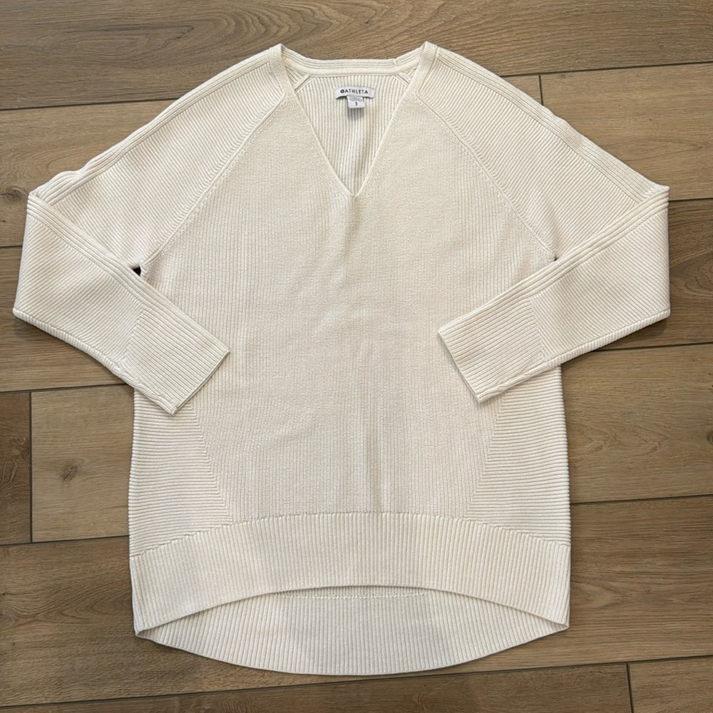 Athleta V-neck Hanover Sweater